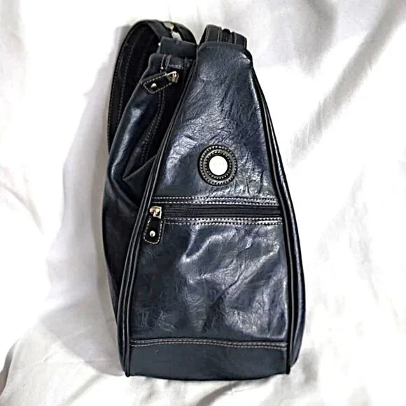 Mouflon Bags Mouflon Navy Blue Convertible Backpack Purse